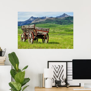 Abandoned Wagon Framed Print