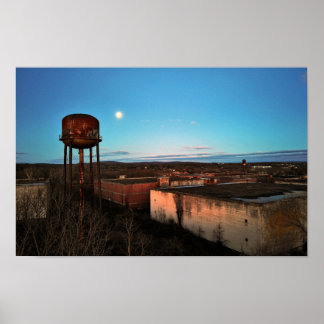 Abandoned Whiskey Distillery Linfield PA Poster
