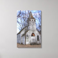 Abandoned White Country Church