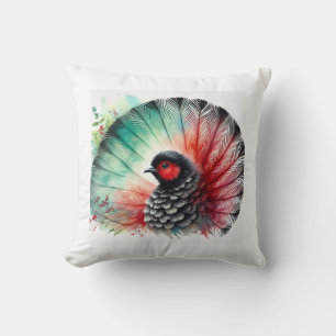 Abanico rojinegro 180924AREF108 - Watercolor Cushion