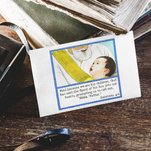 Abba Father Inspirational Postcard