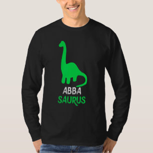 Abba-Saurus Funny Dino Dinosaur AbbaSaurus T-Shirt