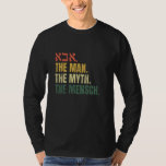 Abba The Man The Myth The Mensch Yiddish Dad Hanuk T-Shirt<br><div class="desc">Abba The Man The Myth The Mensch Yiddish Dad Hanukkah</div>
