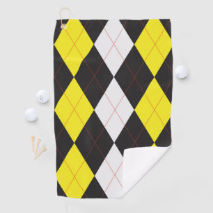 Abba Zabbabuzz Argyle Golf Towel