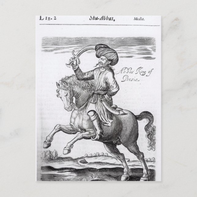 Abbas, King of Persia Postcard (Front)