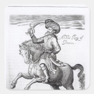 Abbas, King of Persia Square Sticker