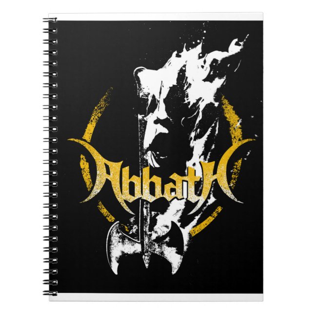 abbath band notebook (Front)