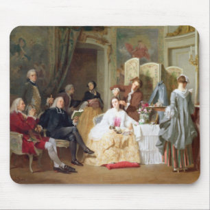 Abbe Prevost reading 'Manon Lescaut', 1856 Mouse Pad
