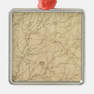 Abbeville District, South Carolina Metal Tree Decoration