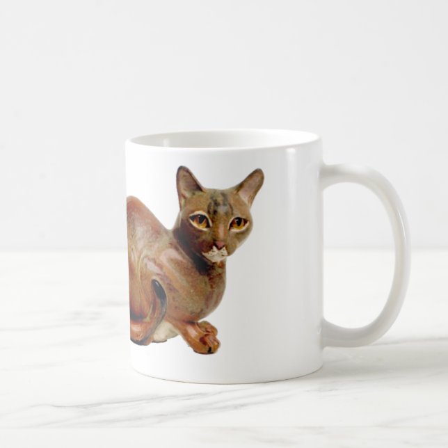 Abbey Abyssinian Cat Mug (Right)