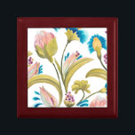Abbey Floral Tiles - Spring Flowers Gift Box<br><div class="desc">Abbey Floral Tiles I by June Erica Vess. Features a variety of flowers in a spring-like colour palette in a pattern-like design.</div>