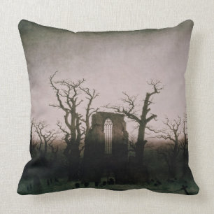 Abbey in the Oakwood, 1810 Cushion