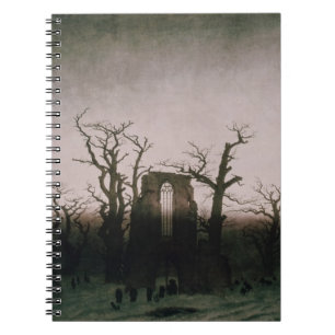 Abbey in the Oakwood, 1810 Spiral Notebook