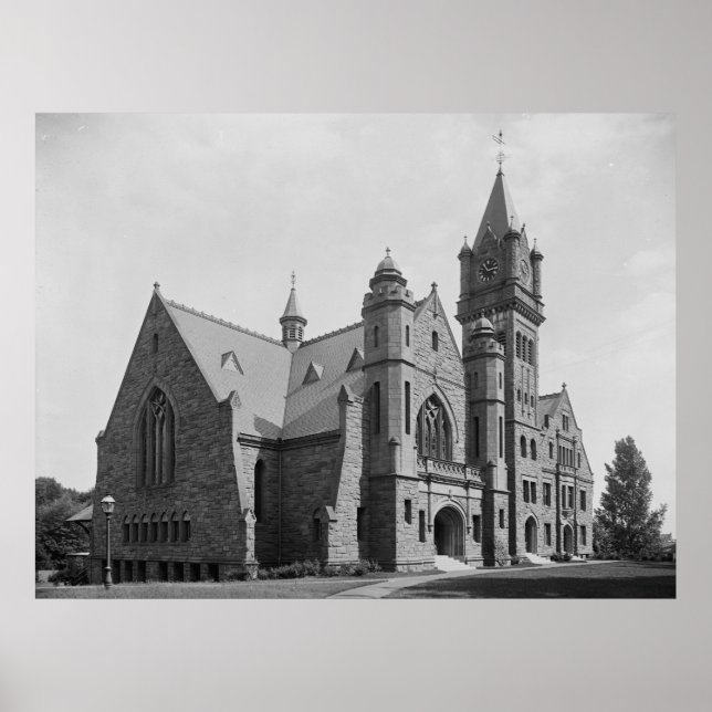 Abbey Memorial Chapel (Mt. Holyoke College) Poster (Front)