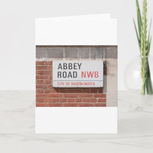 Abbey Road London Card (Front)
