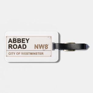 Abbey Road London England - vintage Luggage Tag