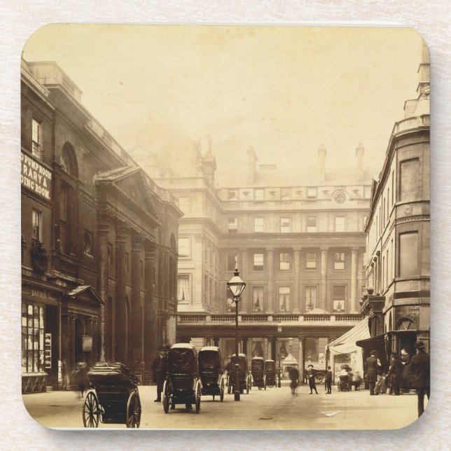 Abbey Square and Pump Rooms, Bath, c.1880 (b/w pho Coaster (Front)