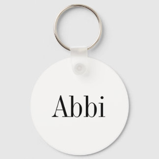 Abbi Name Key Chain