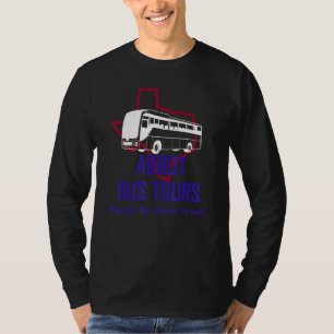Abbot Bus Tours bringing the border to you satire  T-Shirt