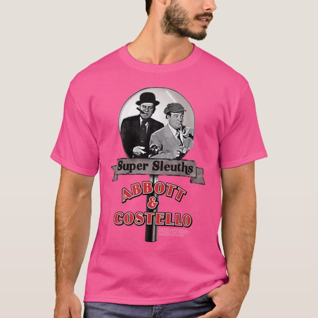 Abbott And Costello Super Sleuths T-Shirt (Front)