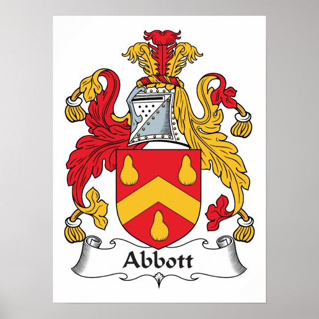 Abbott Family Crest Poster (Front)