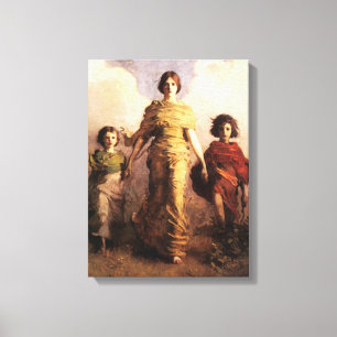 Abbott Handerson Thayer A Virgin Canvas Poster Print