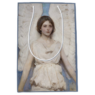 Abbott Thayer Angel Vintage Victorian Fine Art Medium Gift Bag