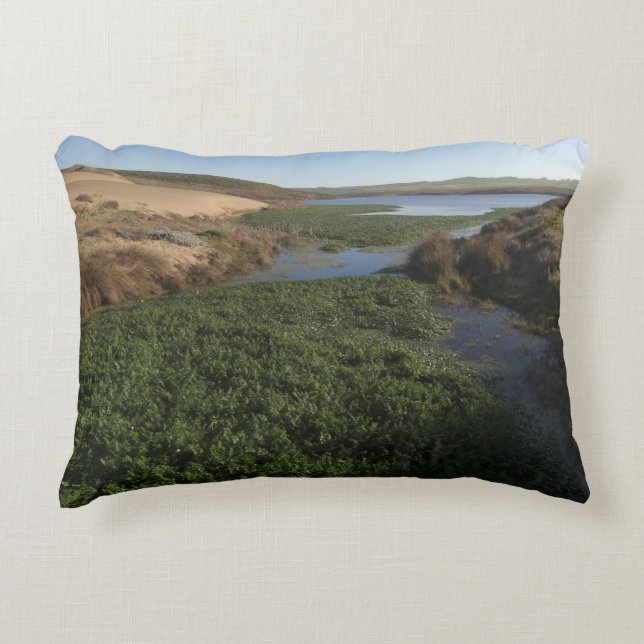 Abbotts Lagoon I at Point Reyes National Seashore Decorative Cushion (Front)
