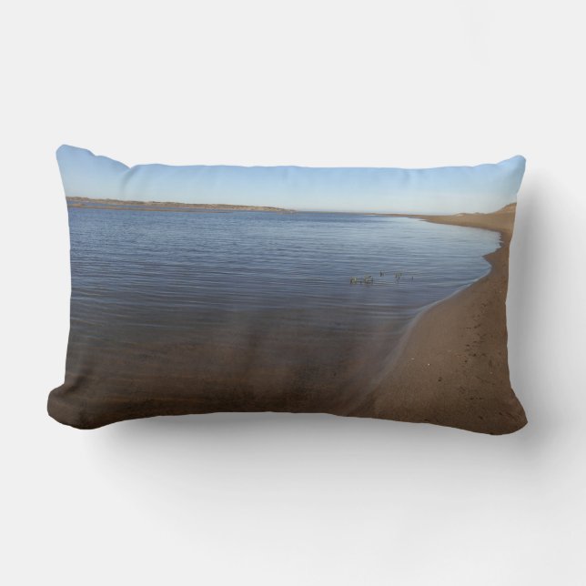 Abbotts Lagoon II at Point Reyes National Seashore Lumbar Cushion (Front)