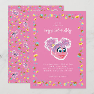 Abby Cadabby Cupcakes & Confetti Birthday  Invitation