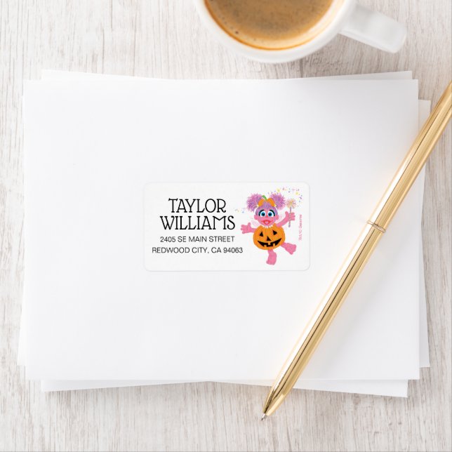 Abby Cadabby | Cute as a Pumpkin Label (Insitu)