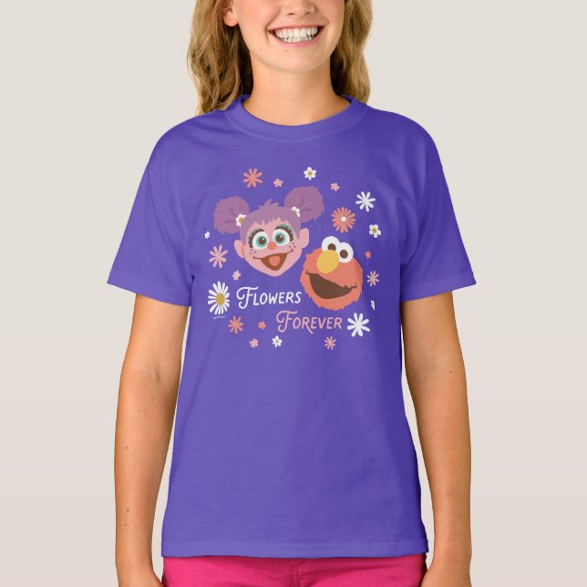 Abby Cadabby & Elmo | Flowers Forever T-Shirt (Front)
