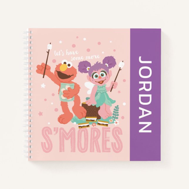 Abby Cadabby & Elmo | Let's Have Some More Smores Notebook (Front)