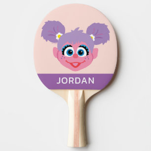 Abby Cadabby   Flower Face   Add Your Name Ping Pong Paddle