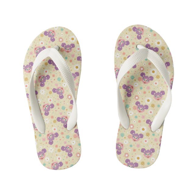 Abby Cadabby | Flower Face Pattern Kid's Jandals (Footbed)