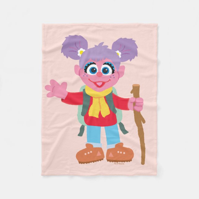 Abby Cadabby Hiking Fleece Blanket (Front)