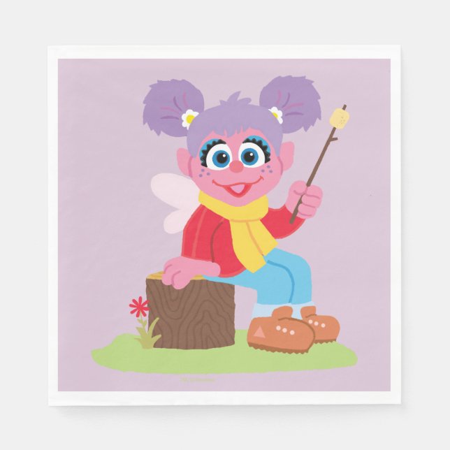 Abby Cadabby | Making S'mores Napkin (Front)