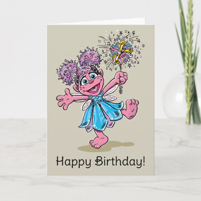 Abby Cadabby Retro Art Card (Front)