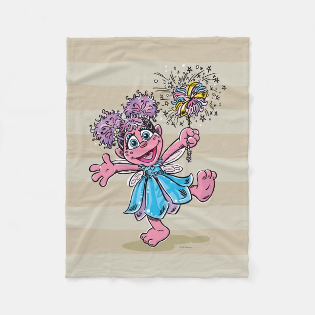 Abby Cadabby Retro Art Fleece Blanket (Front)