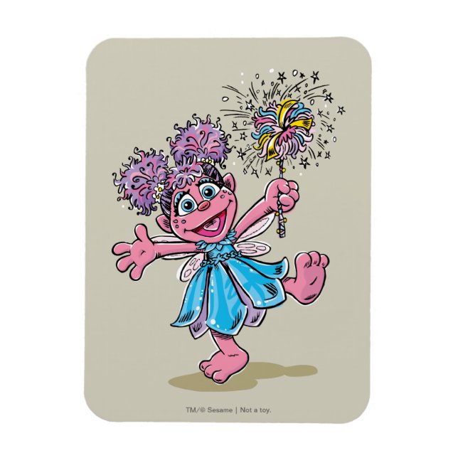 Abby Cadabby Retro Art Magnet (Vertical)