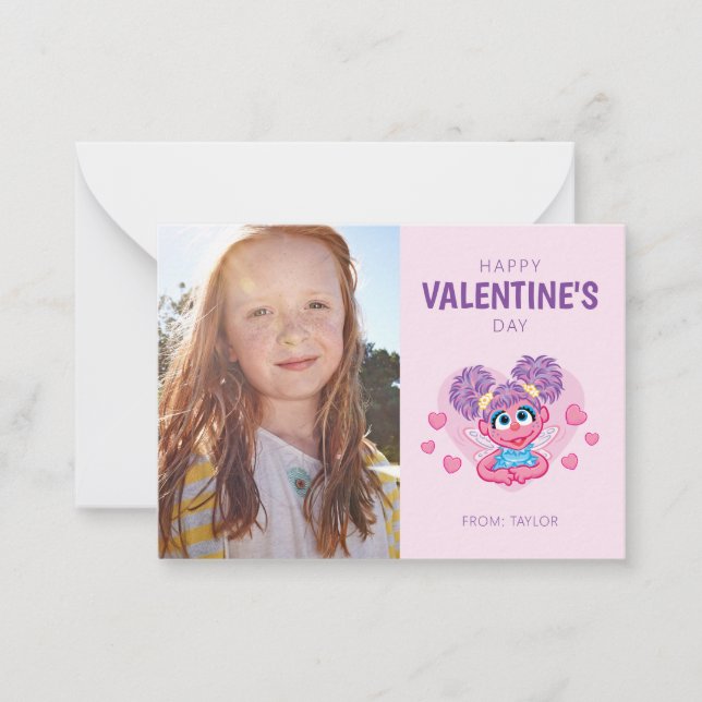 Abby Cadabby Valentine Hearts Graphic Card (Front)