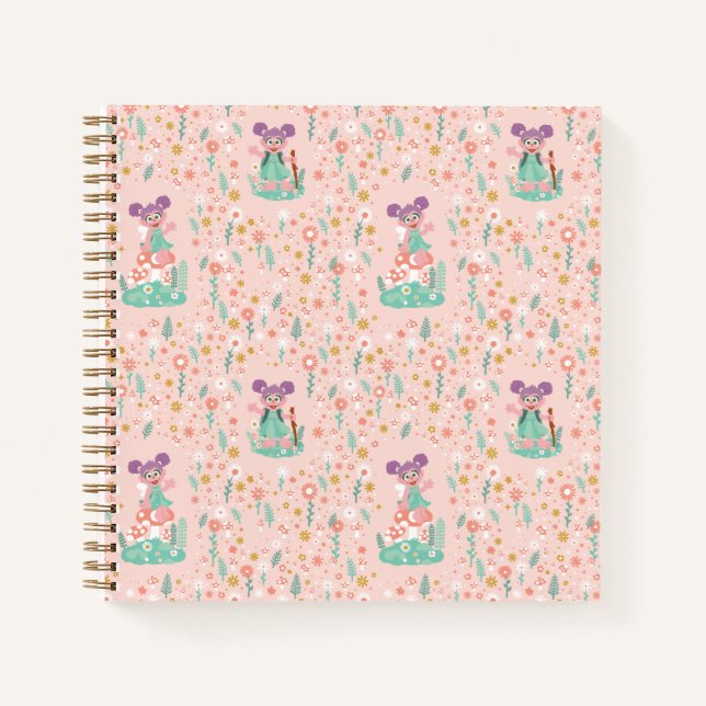 Abby Cadabby | Woodland Flower Pattern Notebook (Front)