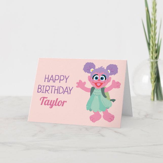 Abby Cadabby Woodland | Happy Birthday Card (Front)