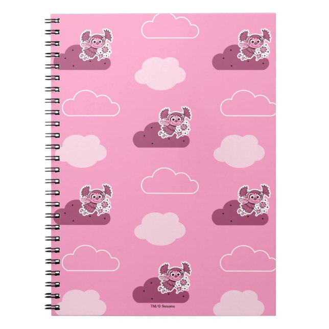Abby Doodley Cloud Pattern Notebook (Front)