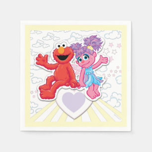 Abby & Elmo Graphic Napkin