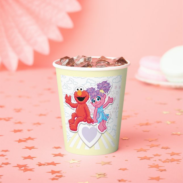 Abby & Elmo Graphic Paper Cups (Insitu)