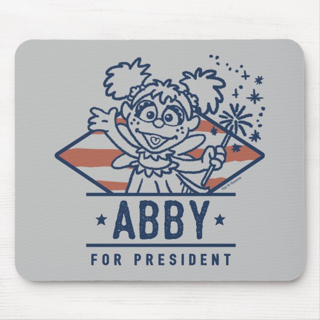 Abby For President Mouse Pad (Front)