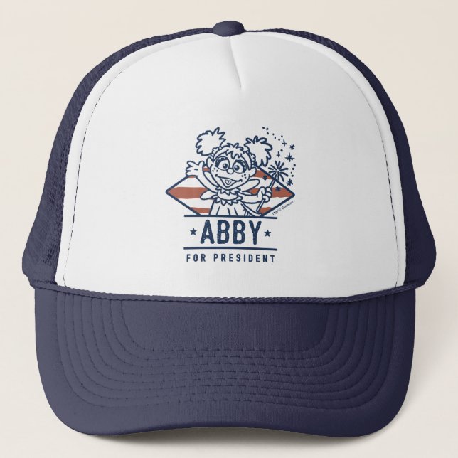 Abby For President Trucker Hat (Front)