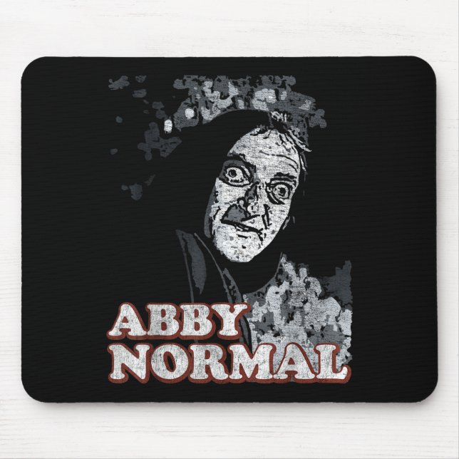 Abby Normal Brain Funny Halloween  Mouse Pad (Front)