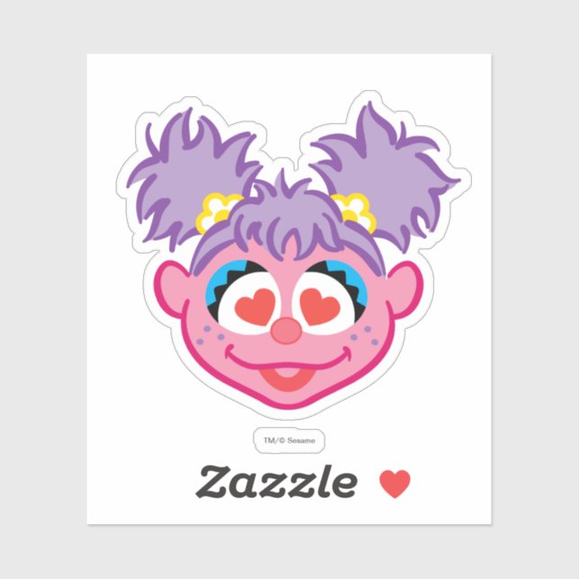 Abby Smiling Face with Heart-Shaped Eyes (Sheet)